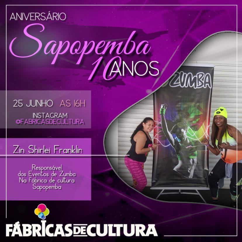 Arte com Imagem da artista com um texto com todas informações sobre a live