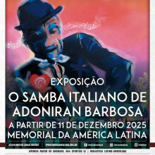 Exposição “O Samba Italiano de Adoniran Barbosa”